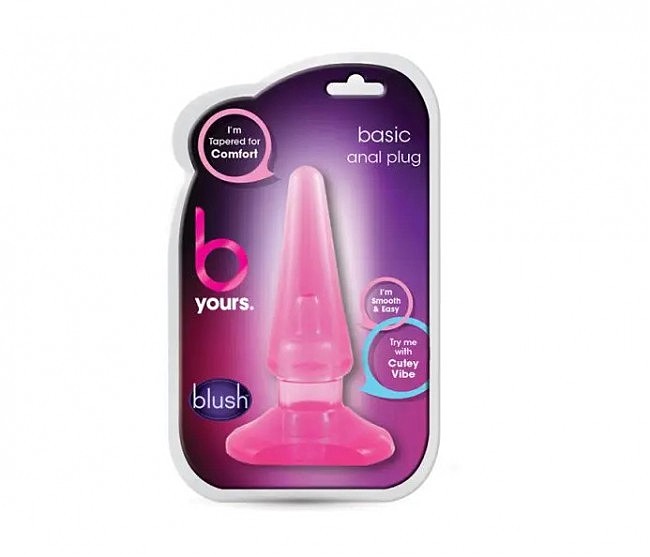 г B YOURS BASIC ANAL PLUG BLUE