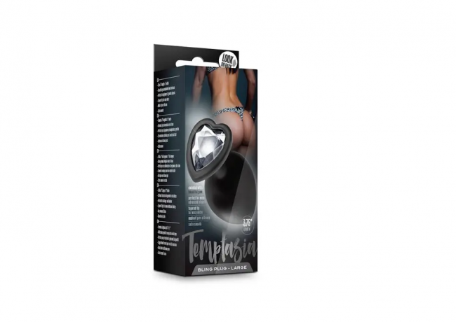 TEMPTASIA BLING PLUG LARGE BLACK