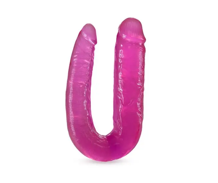 B YOURS DOUBLE HEADED DILDO PINK