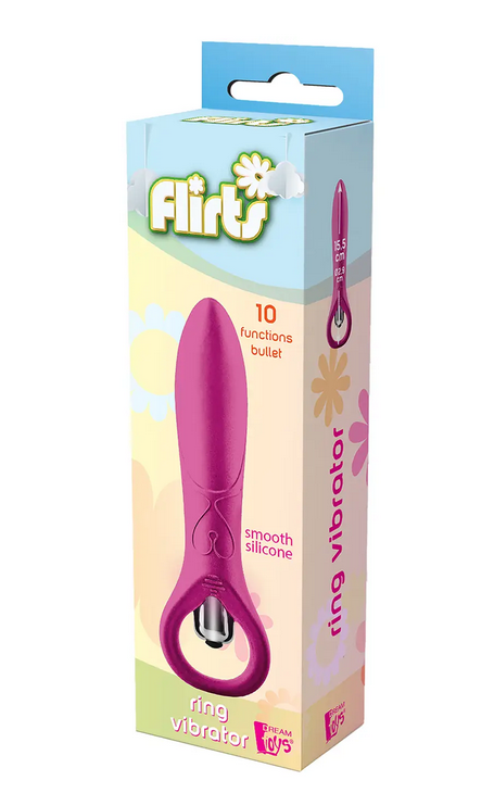     G Dream Toys FLIRTS 10 FUNCTIONS RING VIBRATOR PINK