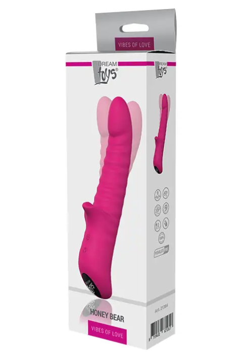 DREAM TOYS HONEY BEAR MAGENTA