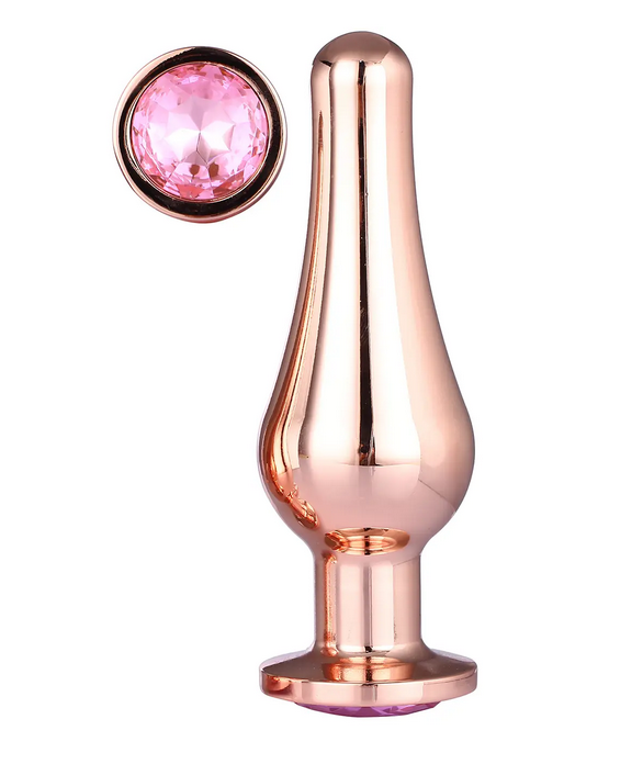     Dream Toys GLEAMING LOVE ROSE GOLD PLEASURE PLUG S