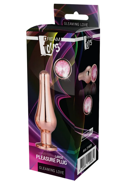     Dream Toys GLEAMING LOVE ROSE GOLD PLEASURE PLUG S