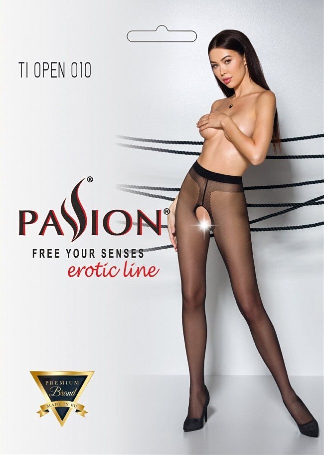      Passion TIOPEN 010 black 1/2 (20 den),  