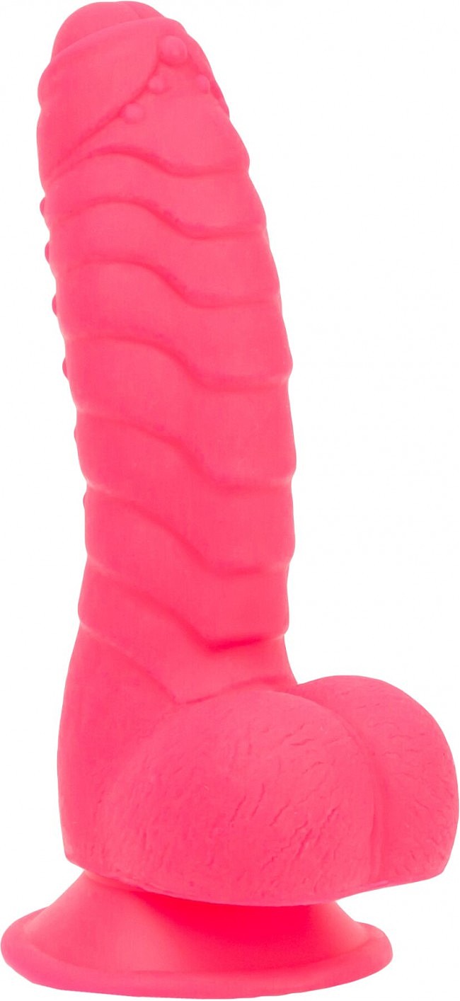  ADDICTION — Tom 7» Dildo With Balls — Pink