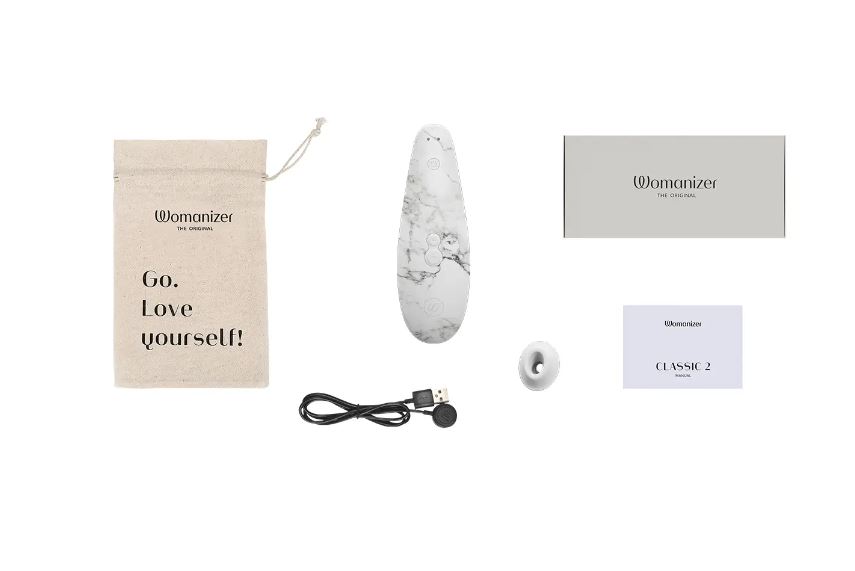    Womanizer Marilyn Monroe White Marble