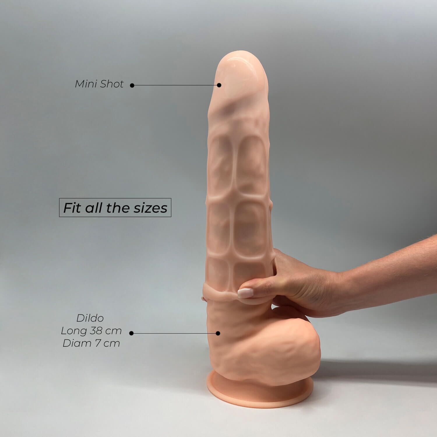  Alive Mini Masturbator (Tranparent)