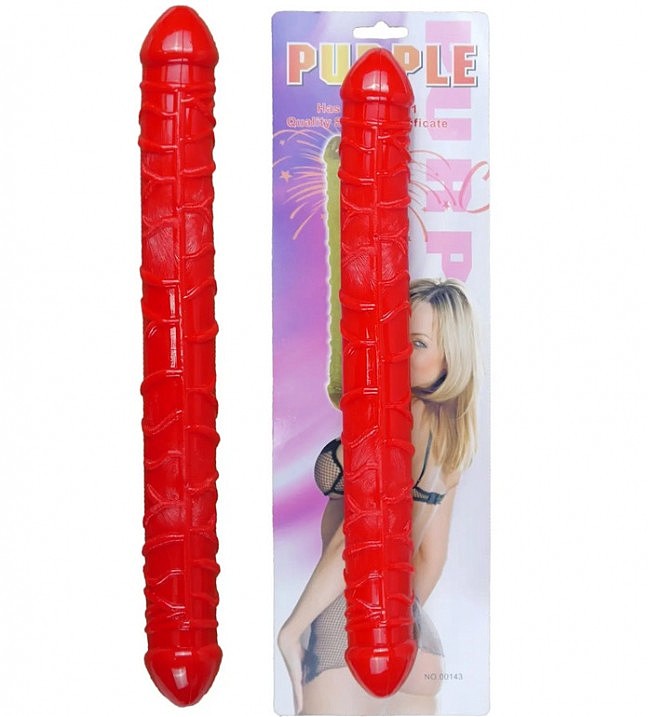   Boss Series: Flexible Double Dong Red, BS6700090