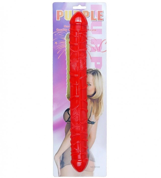   Boss Series: Flexible Double Dong Red, BS6700090