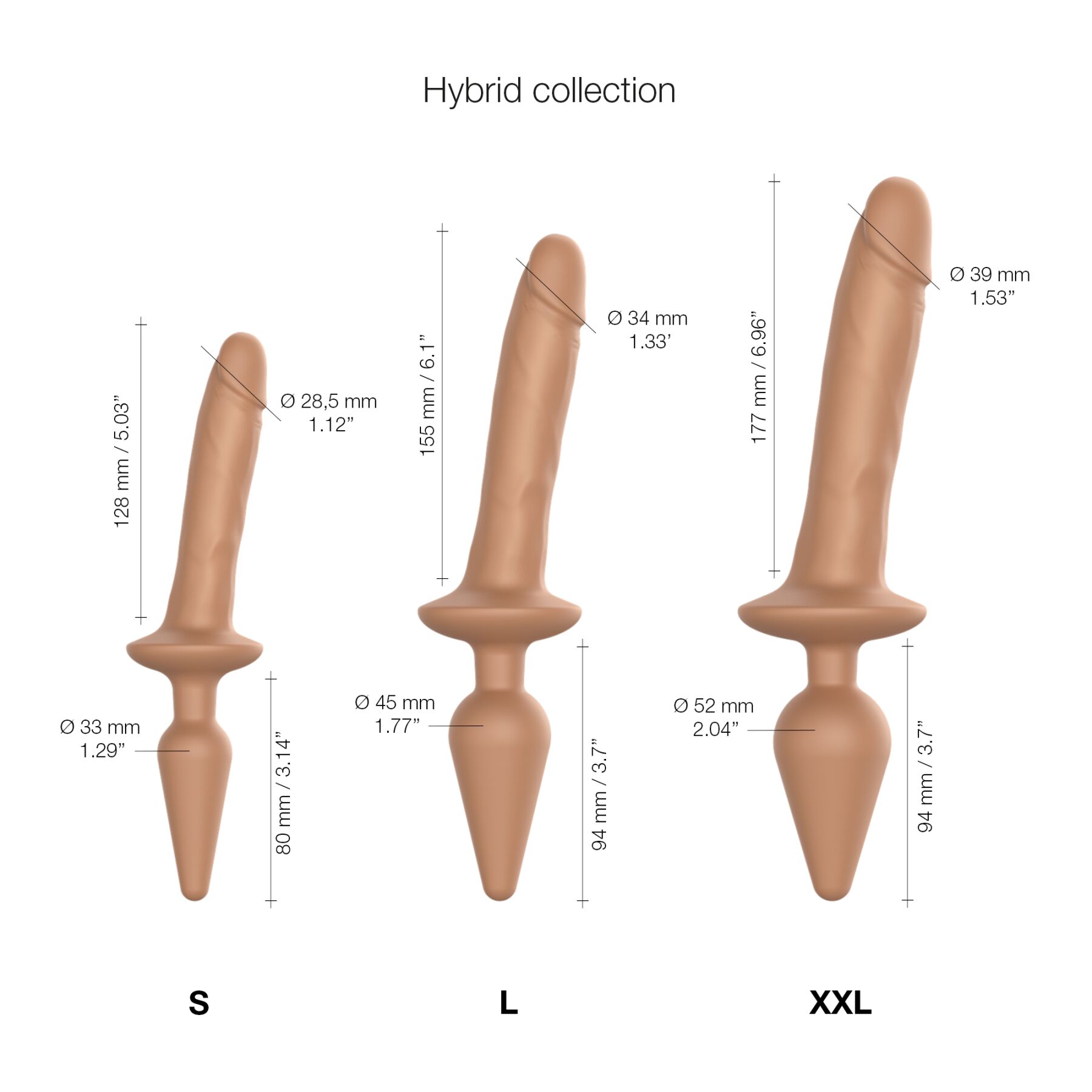     Strap-On-Me SWITCH PLUG-IN REALISTIC DILDO