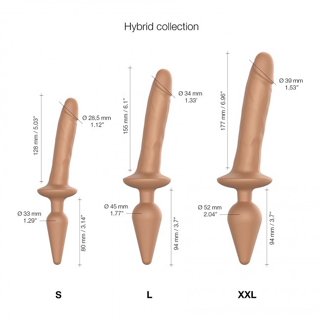     Strap-On-Me SWITCH PLUG-IN REALISTIC DILDO