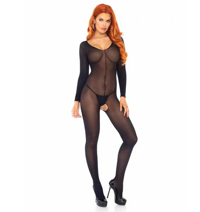      Leg Avenue Long Sleeves Bodystocking O/S