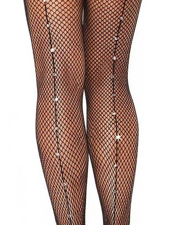        Leg Avenue Backseam Fishnet Pantyhose O/S