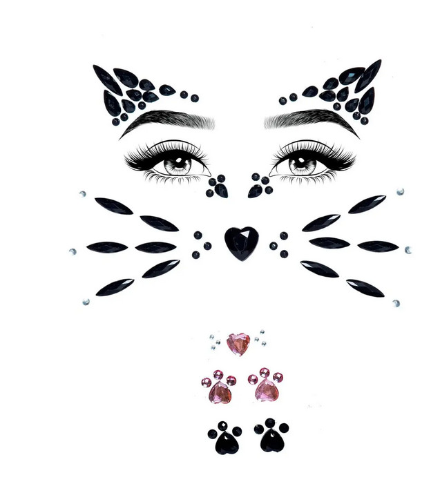      Animal Rhinestone Stick-On Jewels