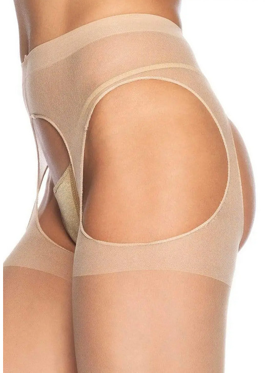     Leg Avenue Sheer Suspender Pantyhose O/S