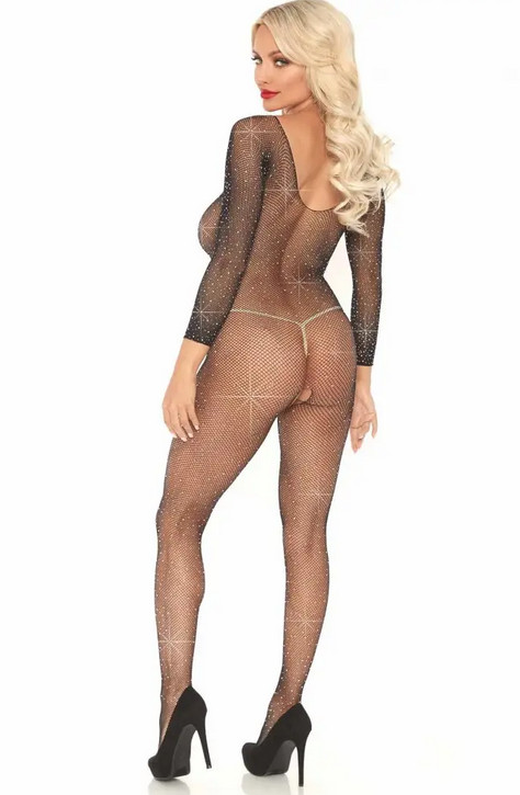        Leg Avenue Fishnet sleeved bodystocking O/S