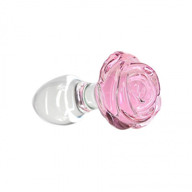    Pillow Talk — Rosy- Luxurious Glass Anal Plug