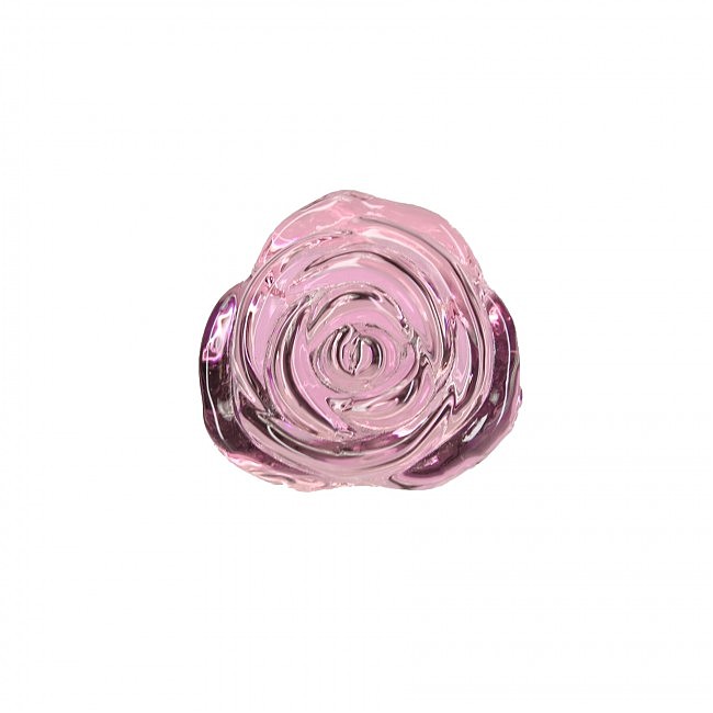    Pillow Talk — Rosy- Luxurious Glass Anal Plug