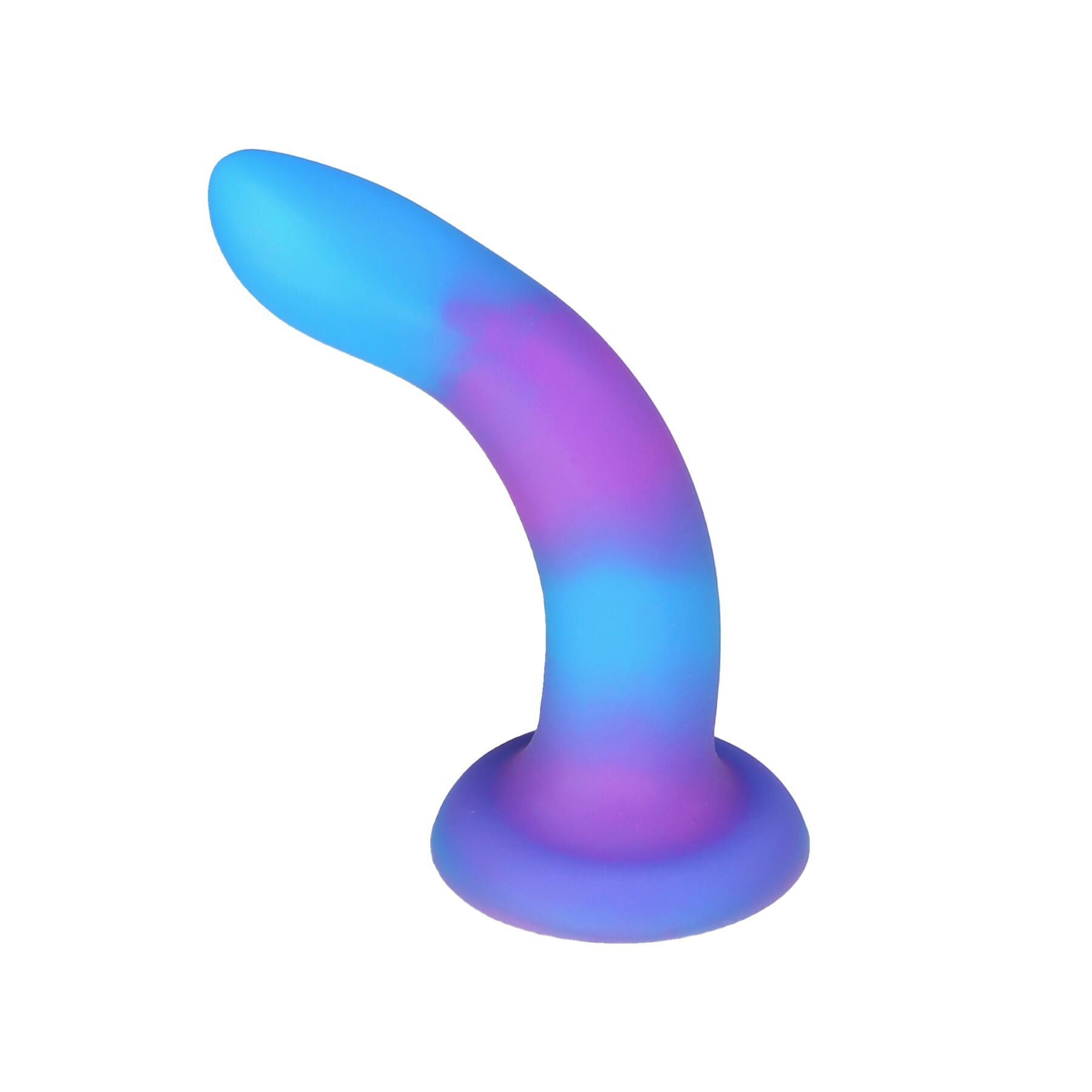     ADDICTION — Rave — 8» Glow in the Dark Dildo — Blue Purple