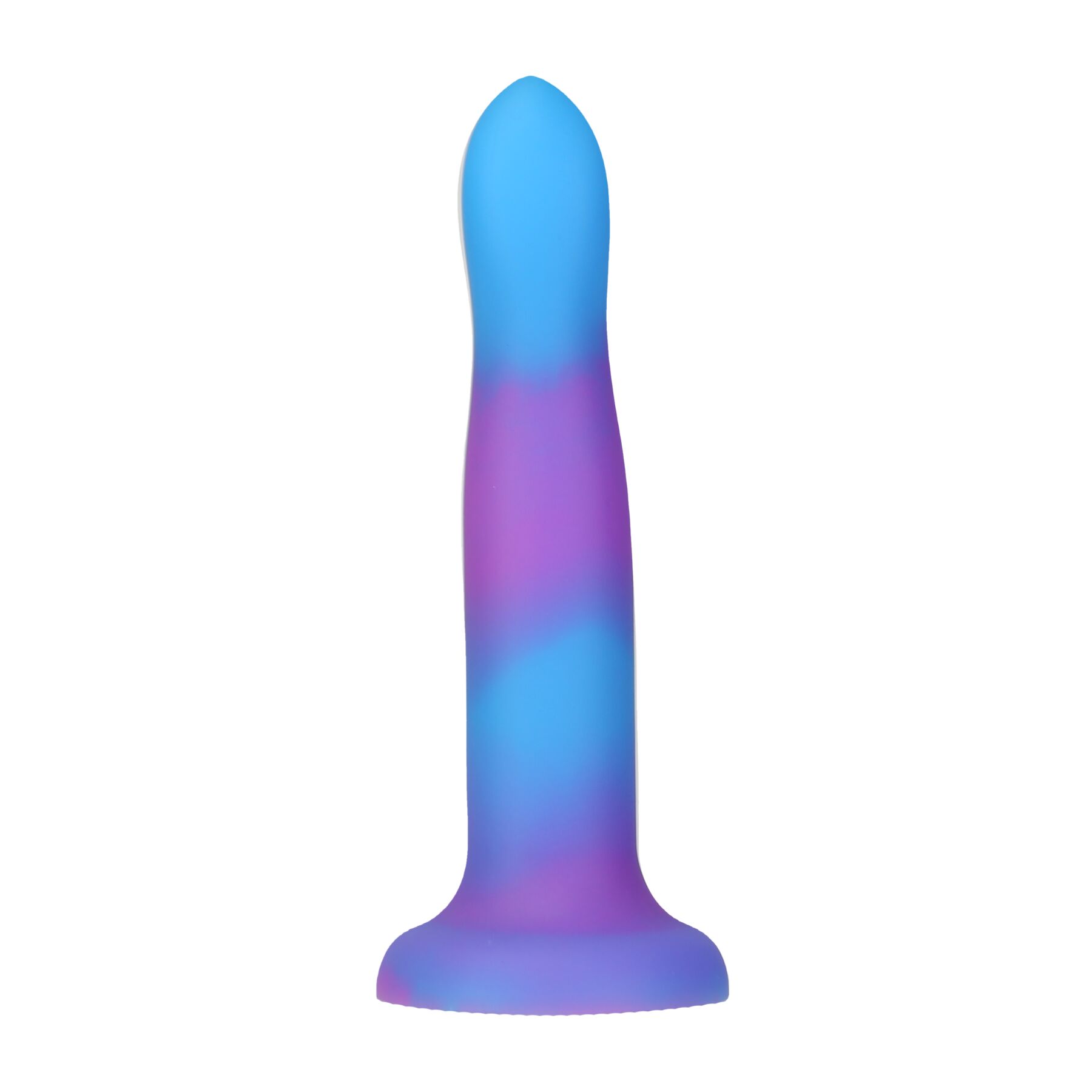     ADDICTION — Rave — 8» Glow in the Dark Dildo — Blue Purple