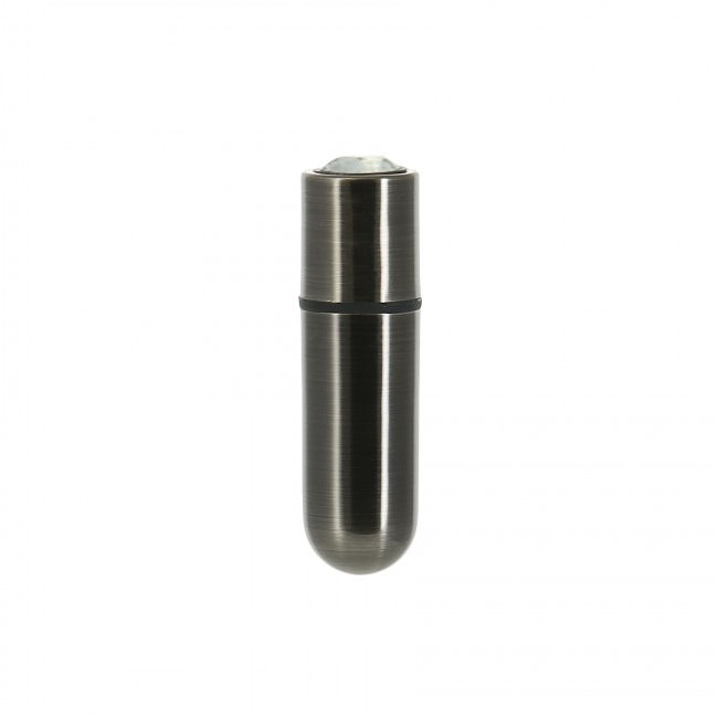  PowerBullet — First-Class Bullet 2.5» with Key Chain Pouch, Gun Metal