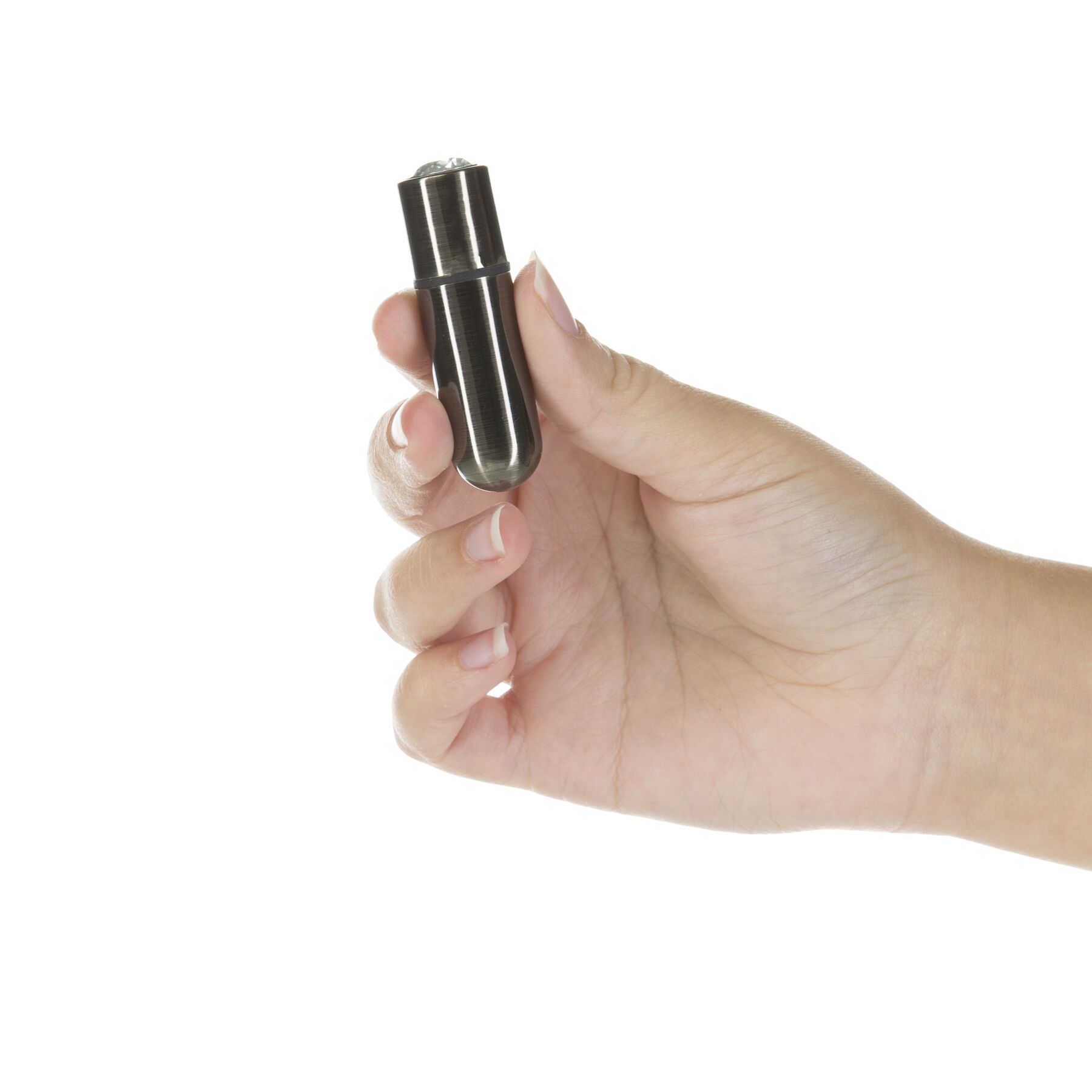 PowerBullet — First-Class Bullet 2.5» with Key Chain Pouch, Gun Metal