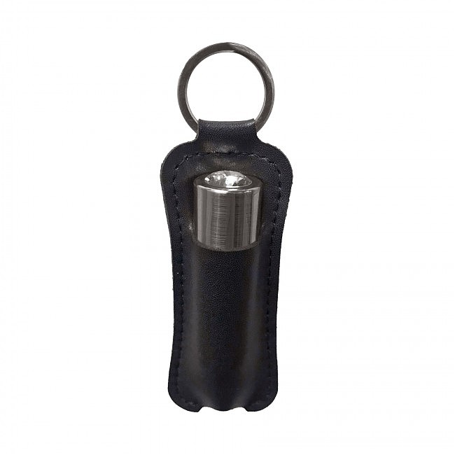 PowerBullet — First-Class Bullet 2.5» with Key Chain Pouch, Gun Metal