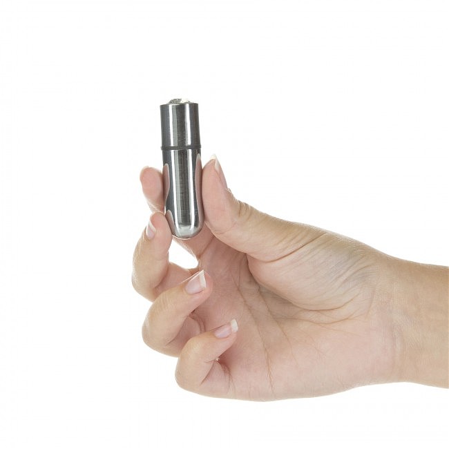  PowerBullet — First-Class Bullet 2.5» with Key Chain Pouch, Gun Metal