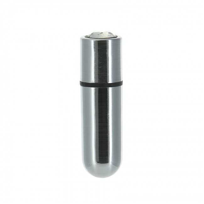  PowerBullet — First-Class Bullet 2.5» with Key Chain Pouch, Gun Metal