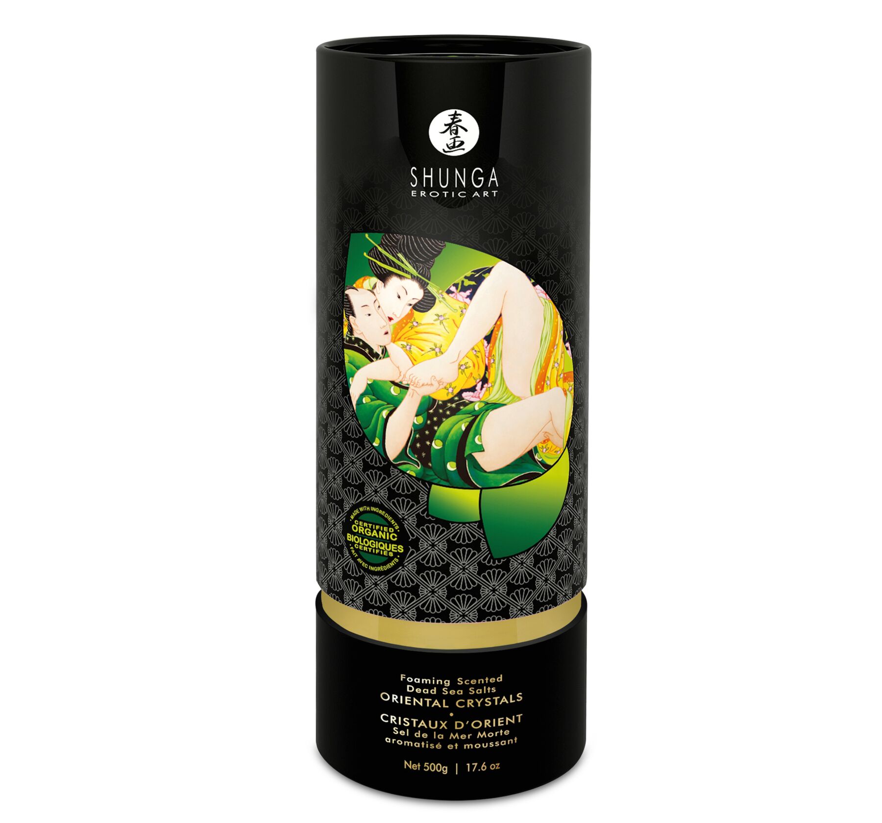    Shunga Oriental Crystals Bath Salts ORGANIC — Lotus Flower (500 )   