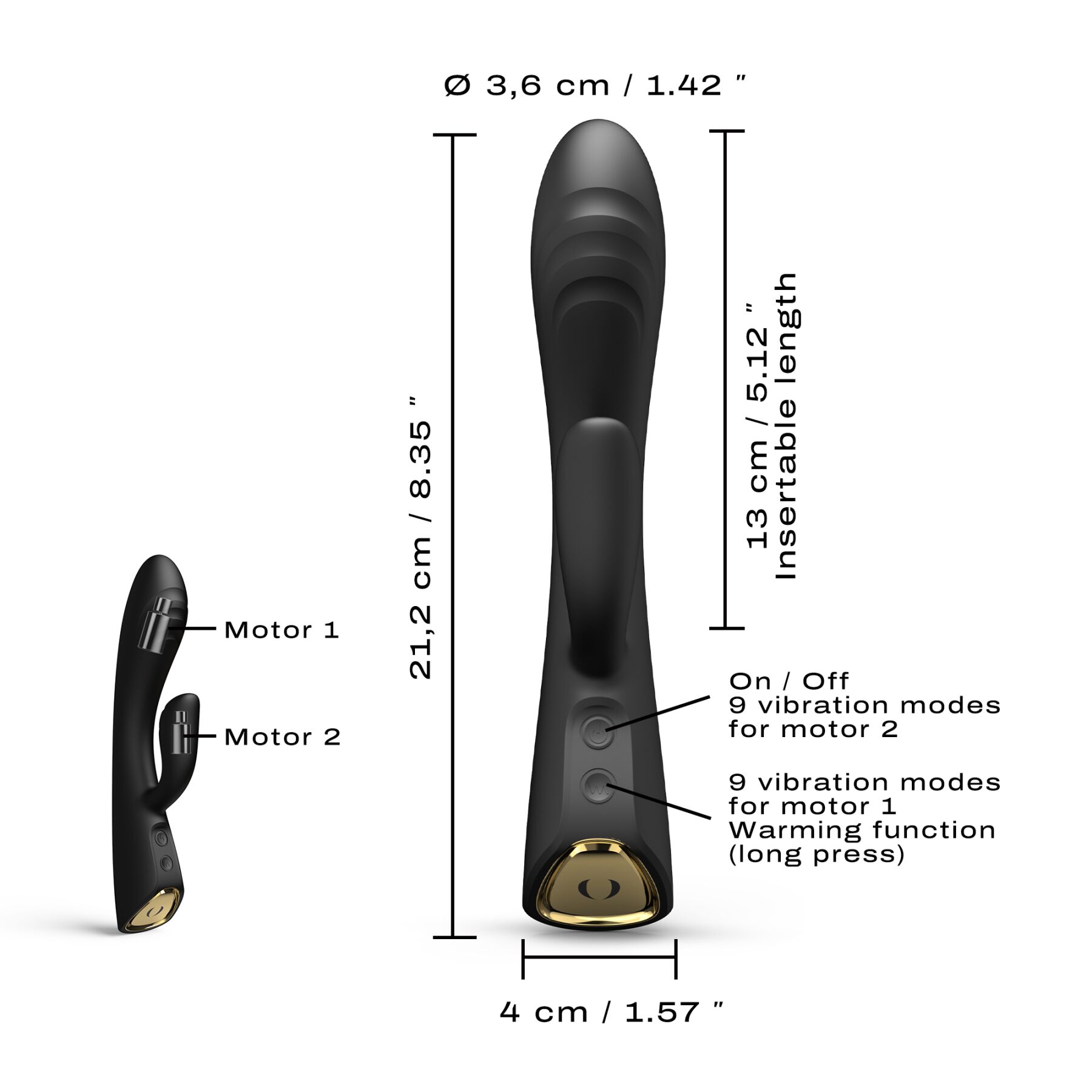 - Dorcel FLEXI RABBIT BLACK