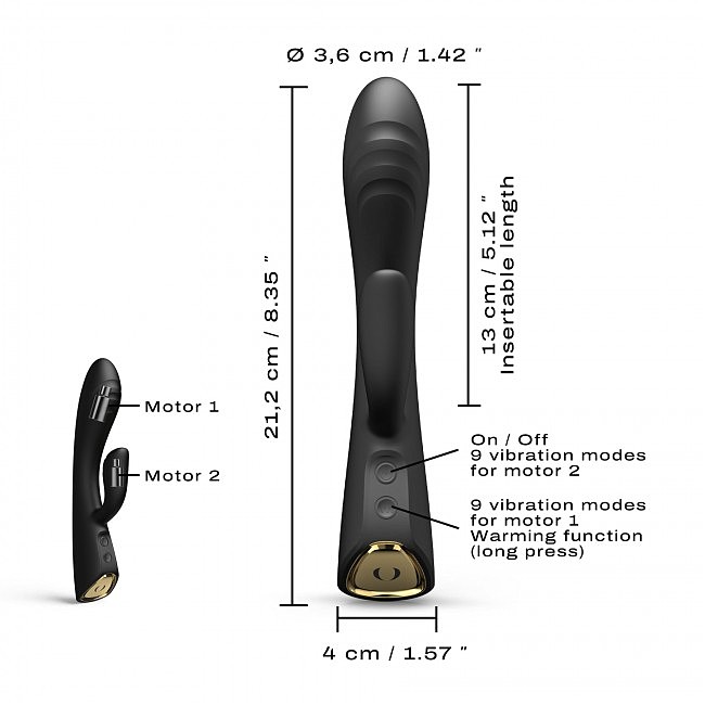 - Dorcel FLEXI RABBIT BLACK