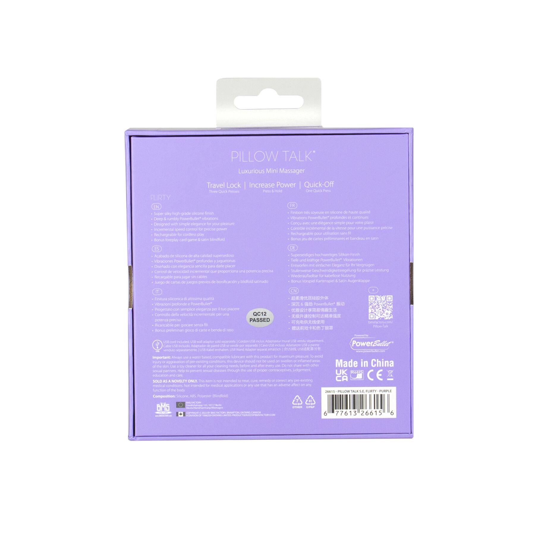   PILLOW TALK — Special Edition Flirty Purple   