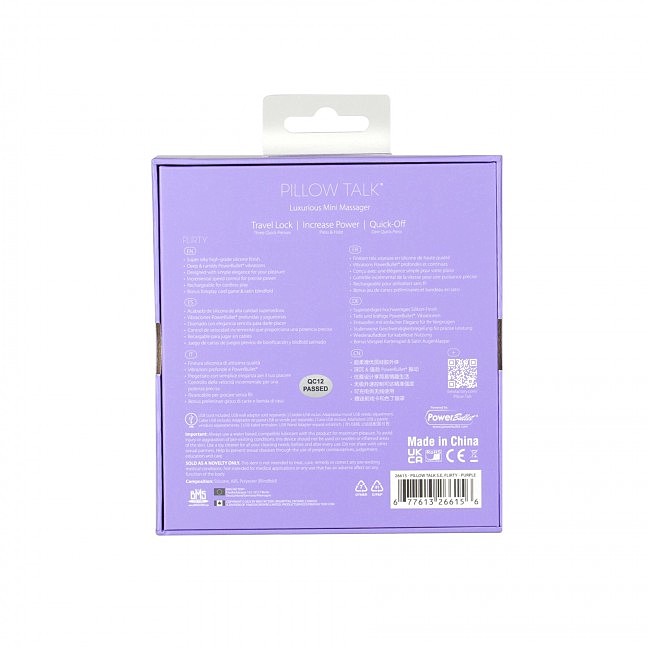   PILLOW TALK — Special Edition Flirty Purple   