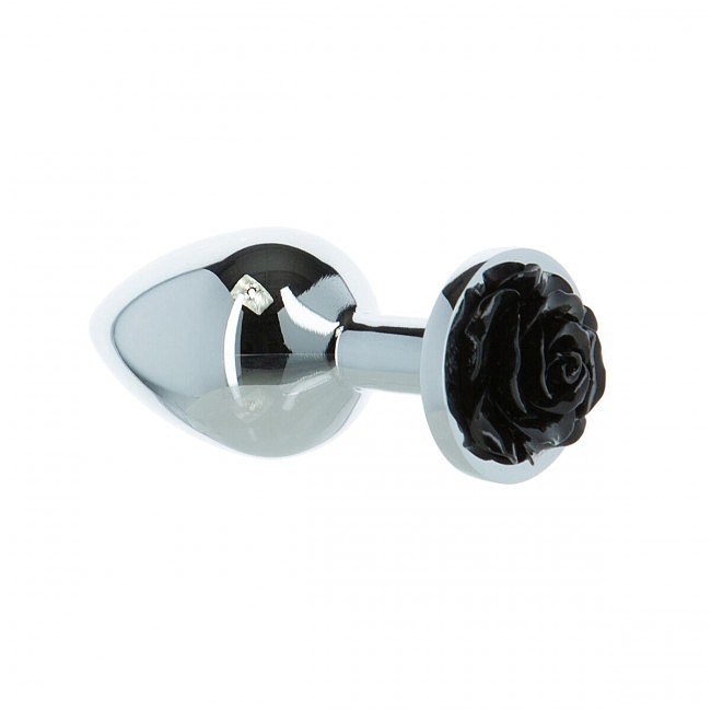    Lux Active  Rose Anal Plug  Black