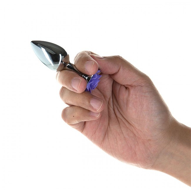    Lux Active  Rose Anal Plug  Purple