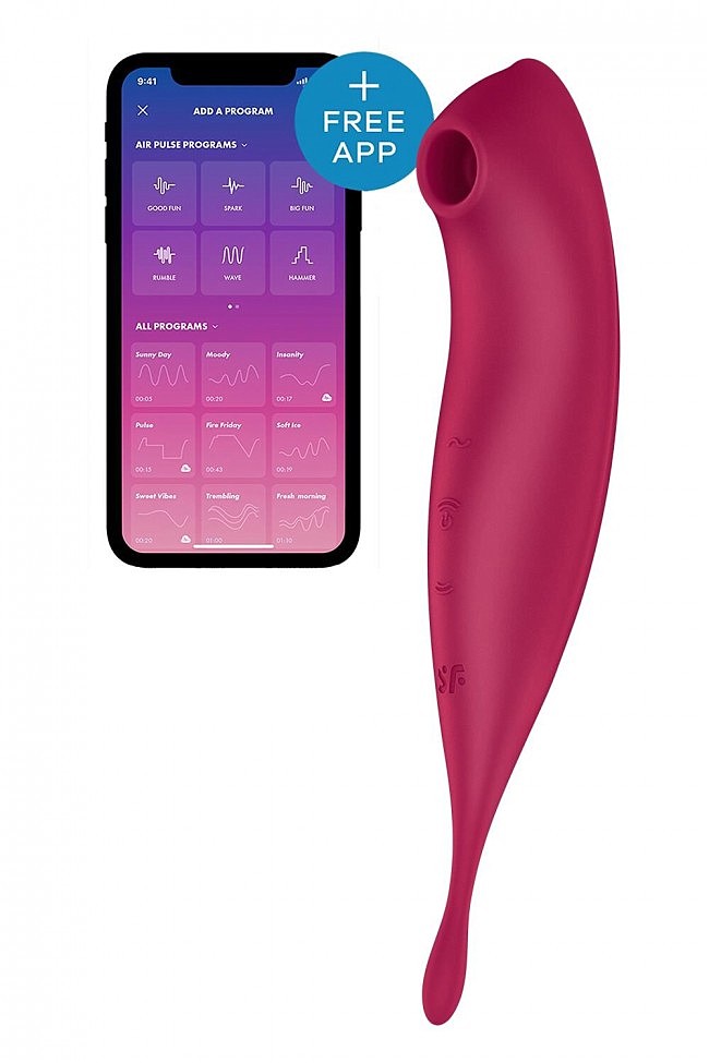   Satisfyer Twirling Pro+ dark red