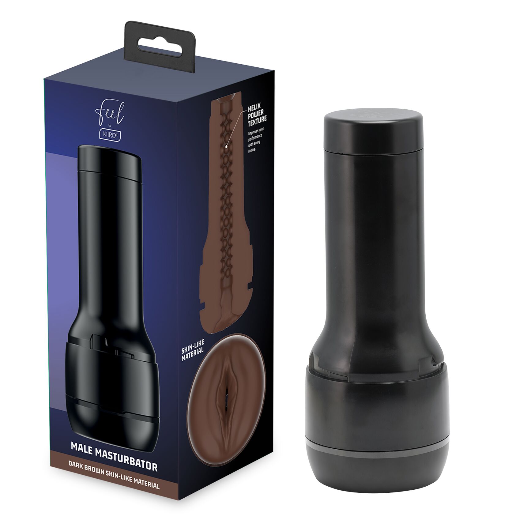   Kiiroo Feel Stroker Dark Brown  - Kiiroo Keon