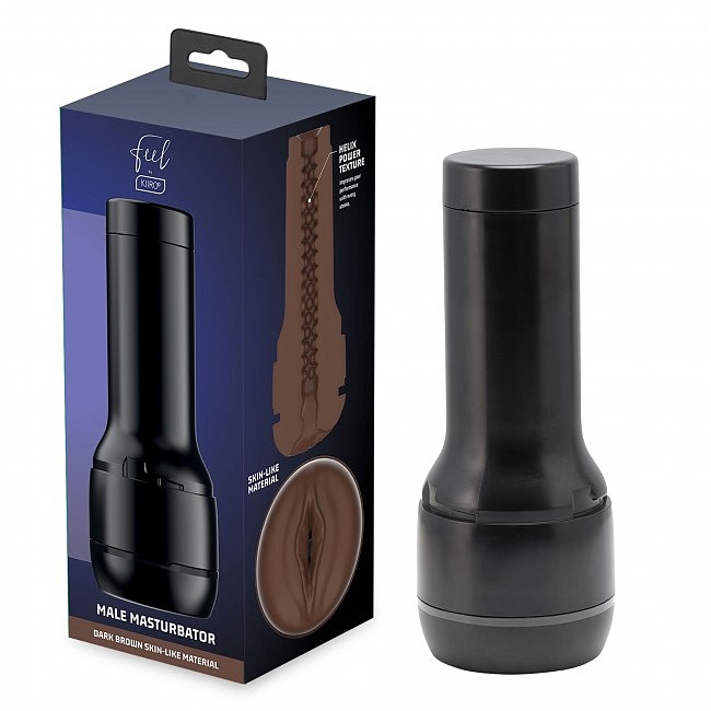   Kiiroo Feel Stroker Dark Brown  - Kiiroo Keon