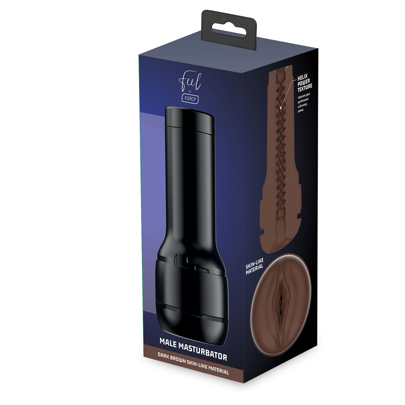   Kiiroo Feel Stroker Dark Brown  - Kiiroo Keon