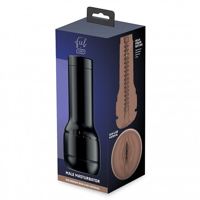   Kiiroo Feel Stroker Mid Brown  - Kiiroo Keon