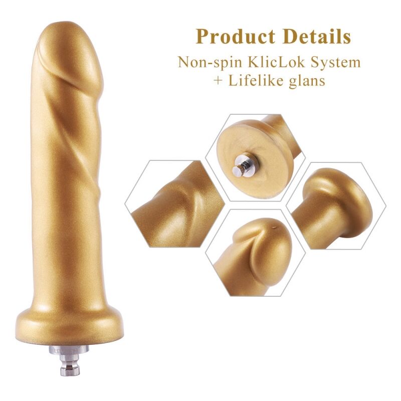 Hismith 6.8» Golden Silicone Dildo