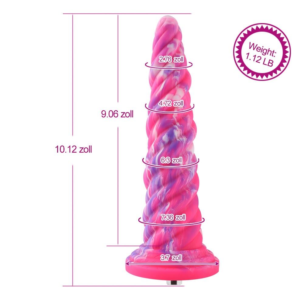 Hismith 10.12» Silicone Dildo rose Monster Dildo Series