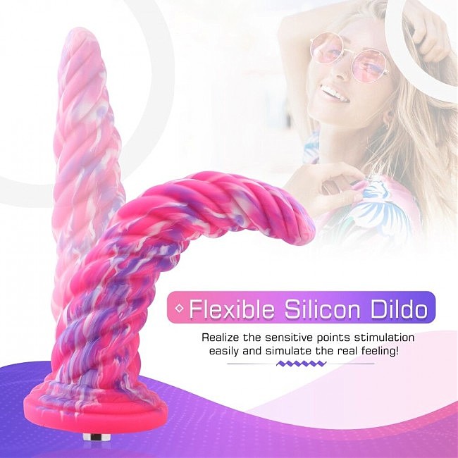 Hismith 10.12» Silicone Dildo rose Monster Dildo Series