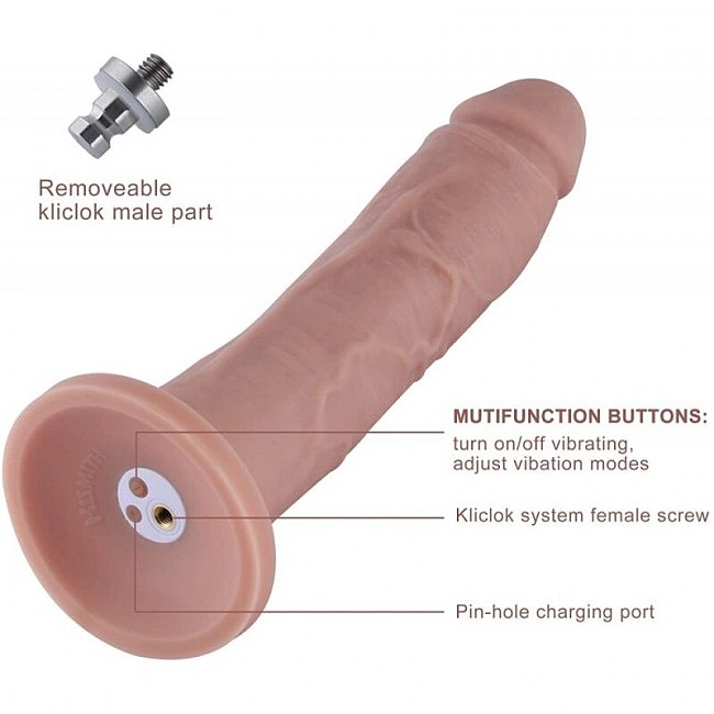 Hismith 10.2» Silicone Dildo with Vibe