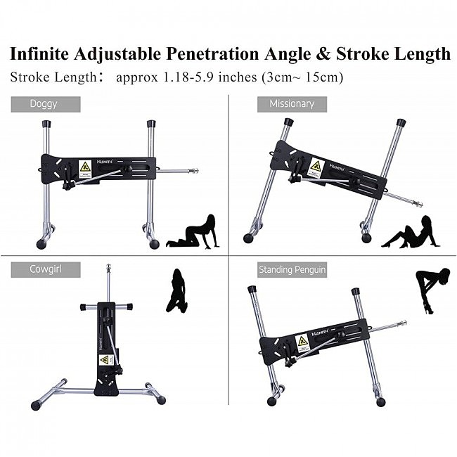 Hismith AK-01 Sex Machine Black