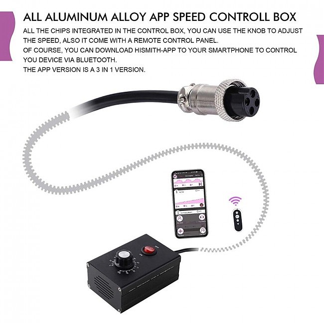 Hismith AK-01 Sex Machine APP Black