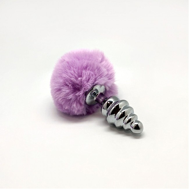      Alive Fluffly Twist Plug L Purple