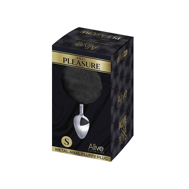      Alive Fluffly Plug S Black