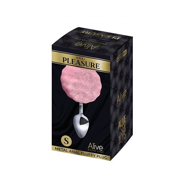      Alive Fluffly Plug L Black